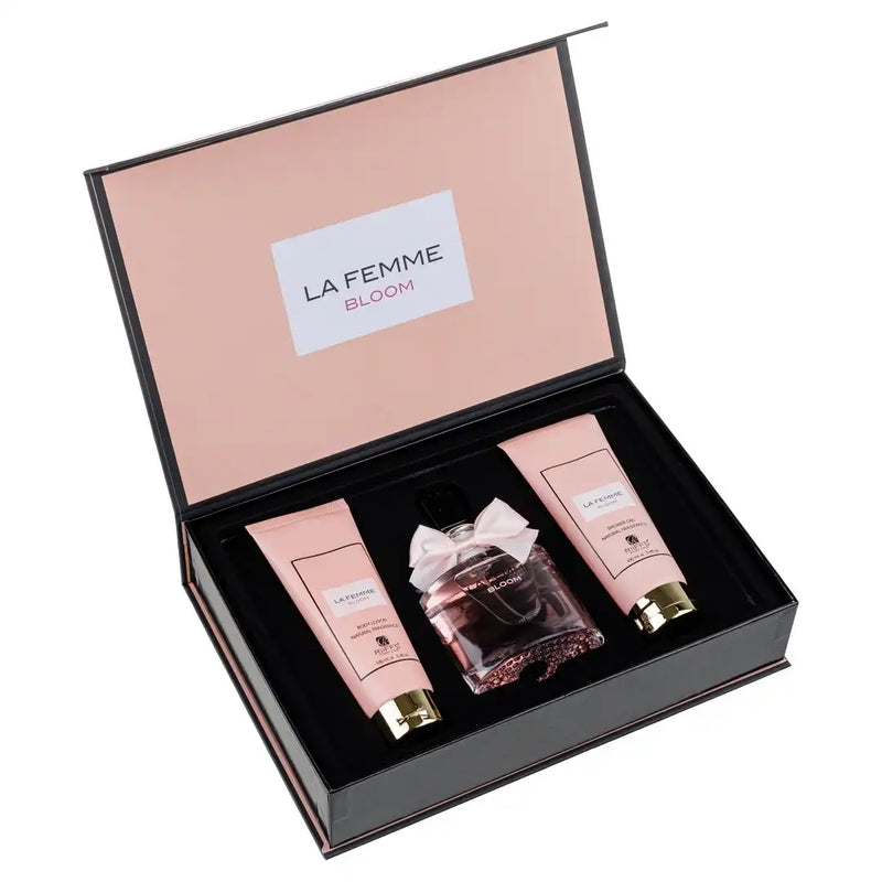 Cadou La Femme Bloom – Gucci Bloom'dan ilham alan kadın seti.