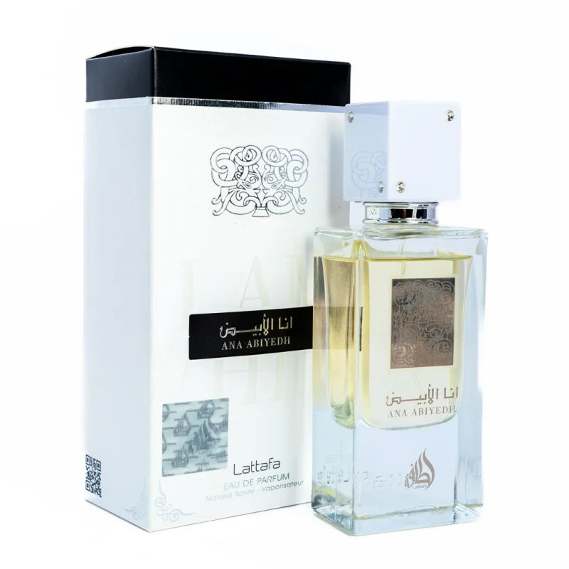 Дамски арабски парфюм Lattafa Ana Abiyedh 60ml EDP с бял мускус и пудрена свежест от Дубай.