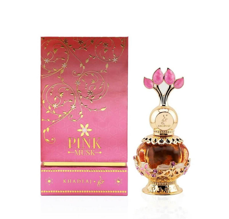 Khadlaj Pink Musk perfume oil for women