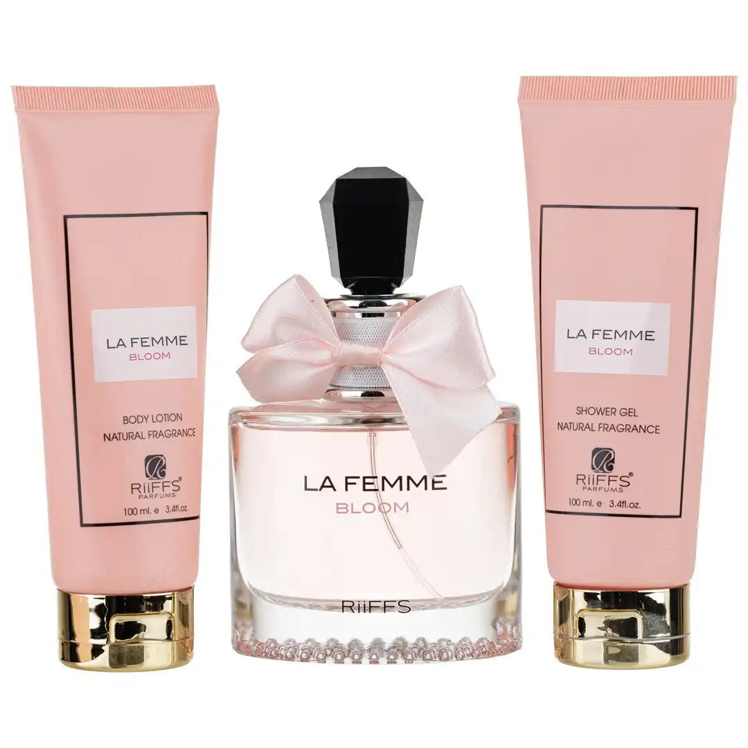 Cadou La Femme Bloom комплект – дамски парфюми, вдъхновени от Gucci Bloom, подаръчен комплект, дамска козметика | Scentopia.bg