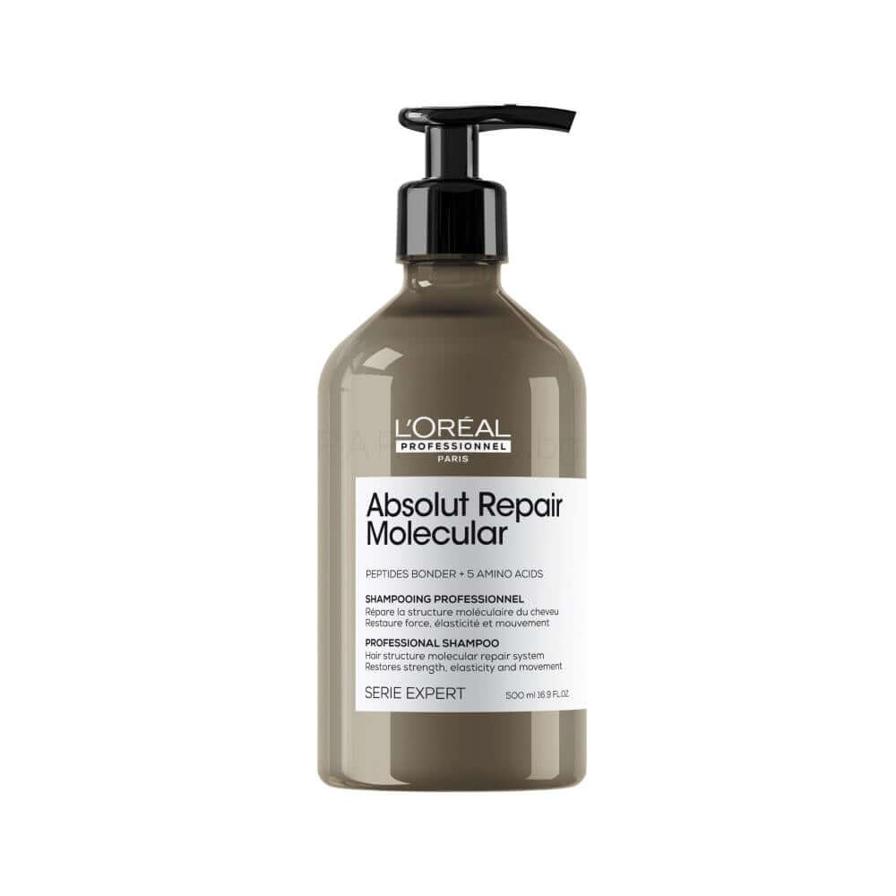 L'Oréal Professionnel Serie Expert Absolut Repair Molecular шампоан 500ml за увредена коса топ цена | Scentopia.bg