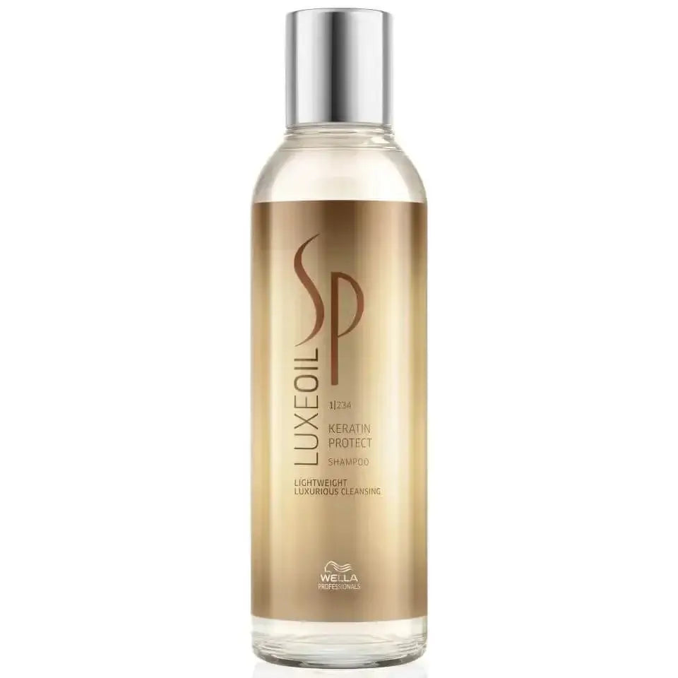 Wella SP LuxeOil Keratin Protect Шампоан 200ml - луксозен шампоан, възстановява и укрепва косата | Scentopia.bg