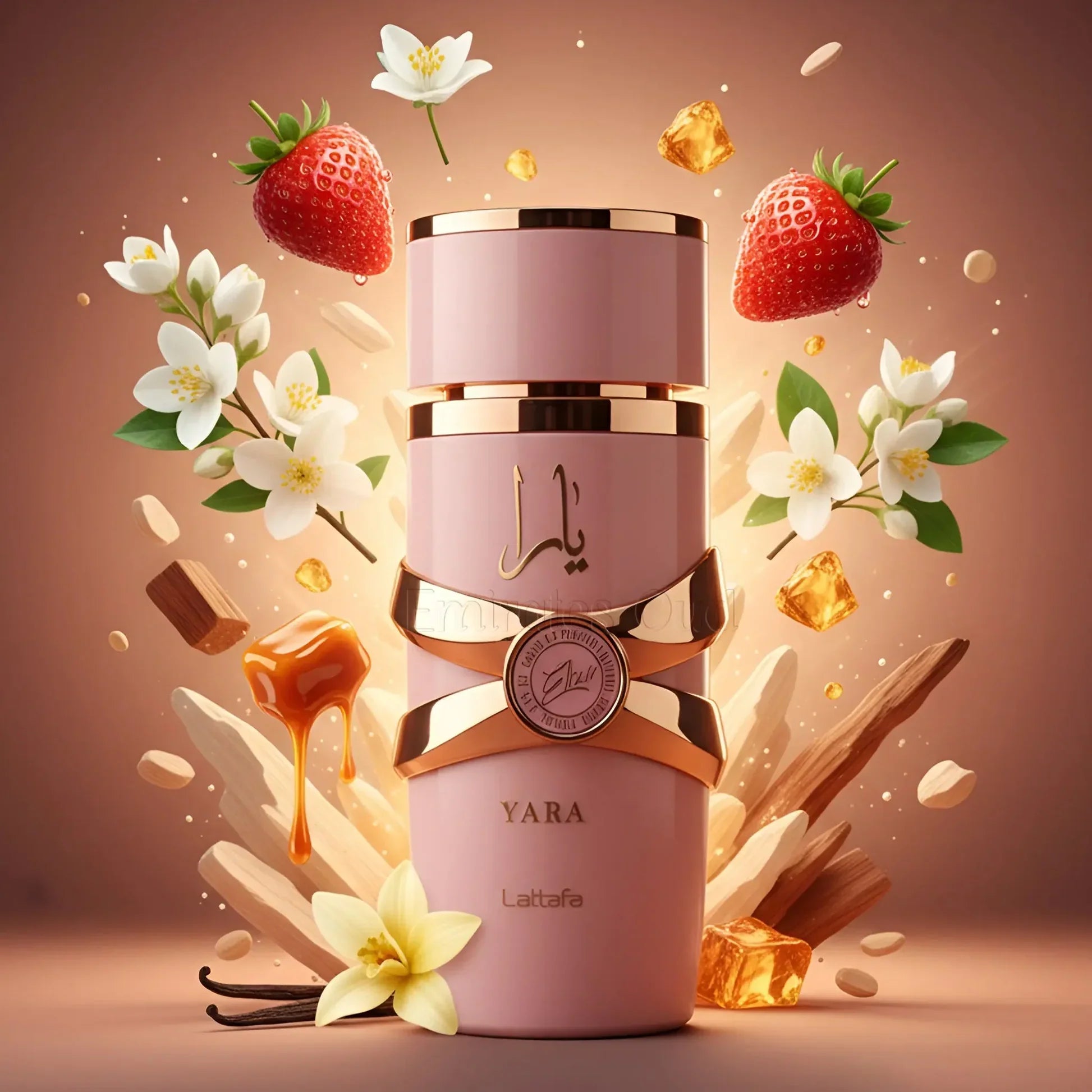 Луксозна бутилка дубайски парфюм Lattafa Yara Elixir