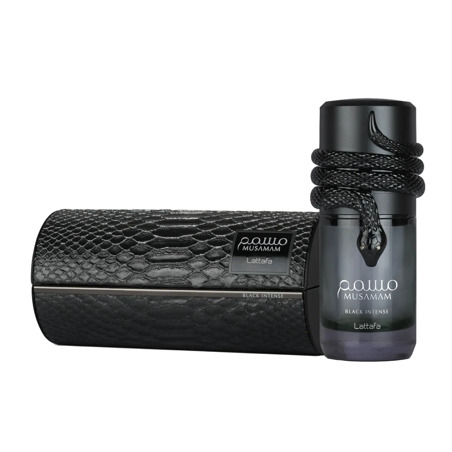 Musamam Black Intense Lattafa – арабски луксозен парфюм с тъмен ориенталски и дървесно-амбров аромат
