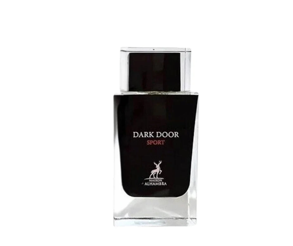 Арабски парфюм Maison Alhambra Dark Door Sport - динамичен мъжки аромат за активен живот и свежест.
