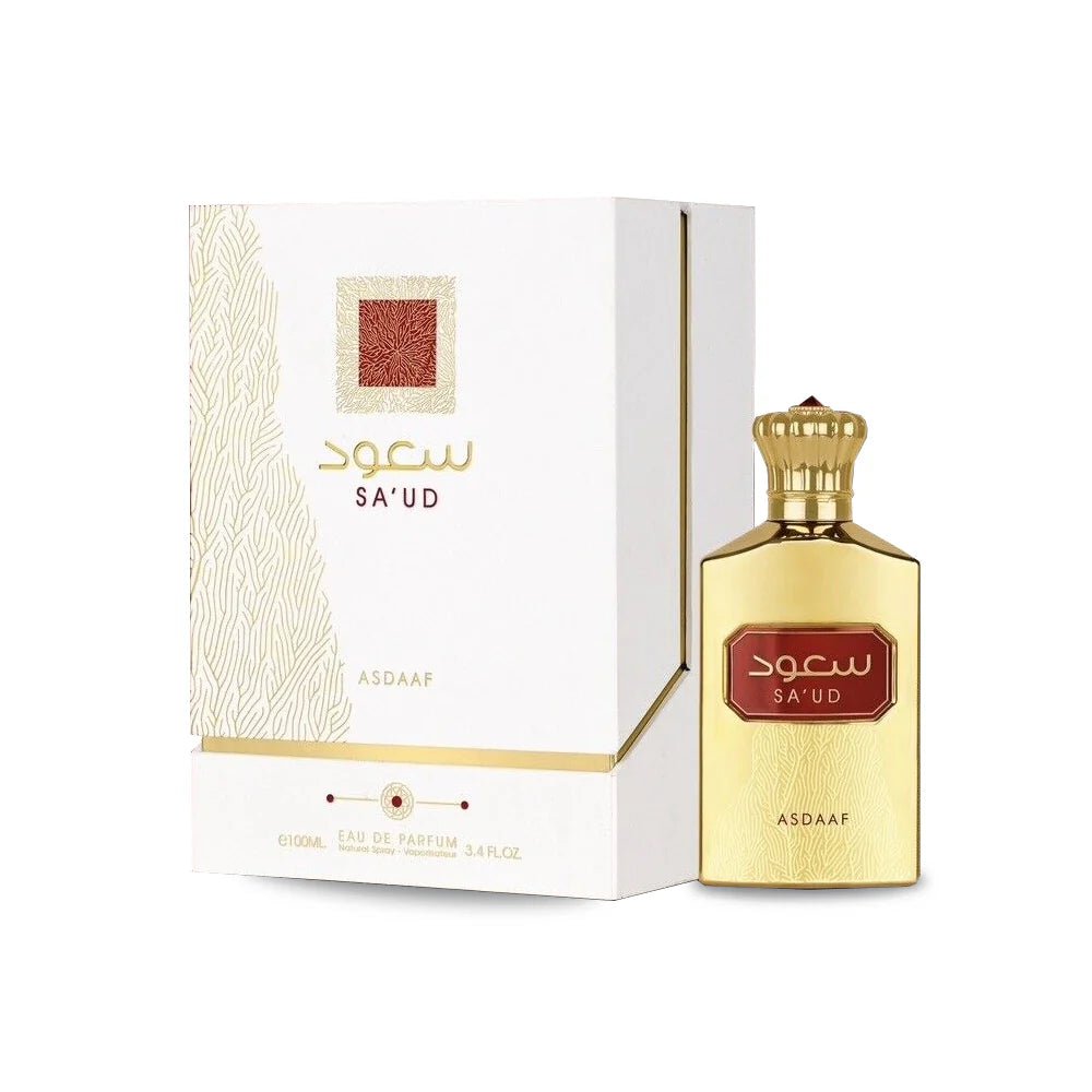 ASDAAF SA'UD Eau De Parfum - оригинален арабски парфюм с елегантно опаковане и уникален аромат