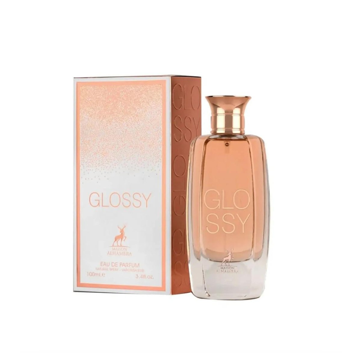 Maison Alhambra Glossy Eau de Parfum за жени - елегантен парфюм с цветни и ориенталски нотки, идеален подарък.