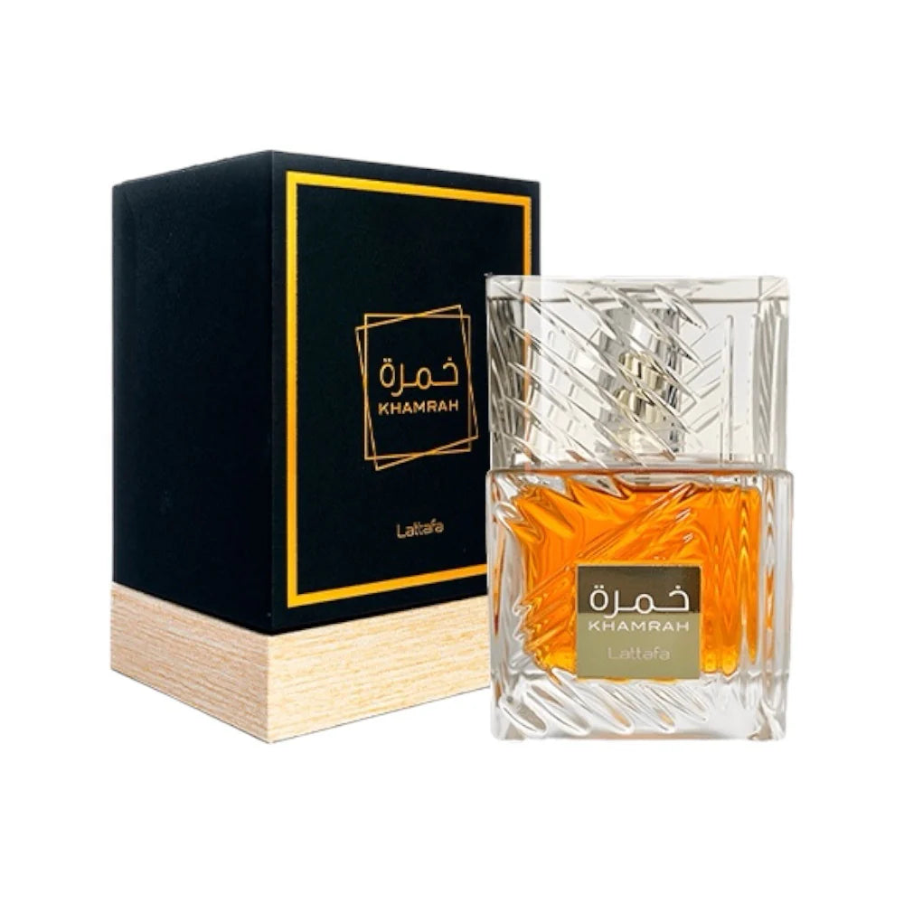 Lattafa Khamrah EDP парфюм, арабски аромат, опаковане, оригинален парфюм за мъже и жени.