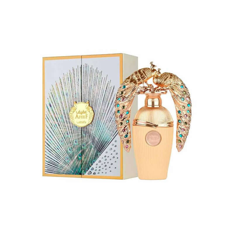 Lattafa Afeef EDP 100 ml дамски парфюм - топ цена арабски парфюм с уникална кутия и дизайн | Scentopia.bg