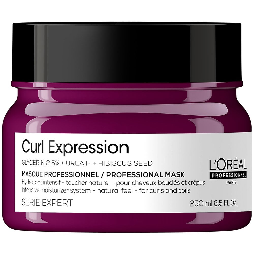 L'Oréal Curl Expression Интензивна Хидратираща Маска за къдрава коса 250ml, професионален продукт за интензивна хидратация и подхранване.
