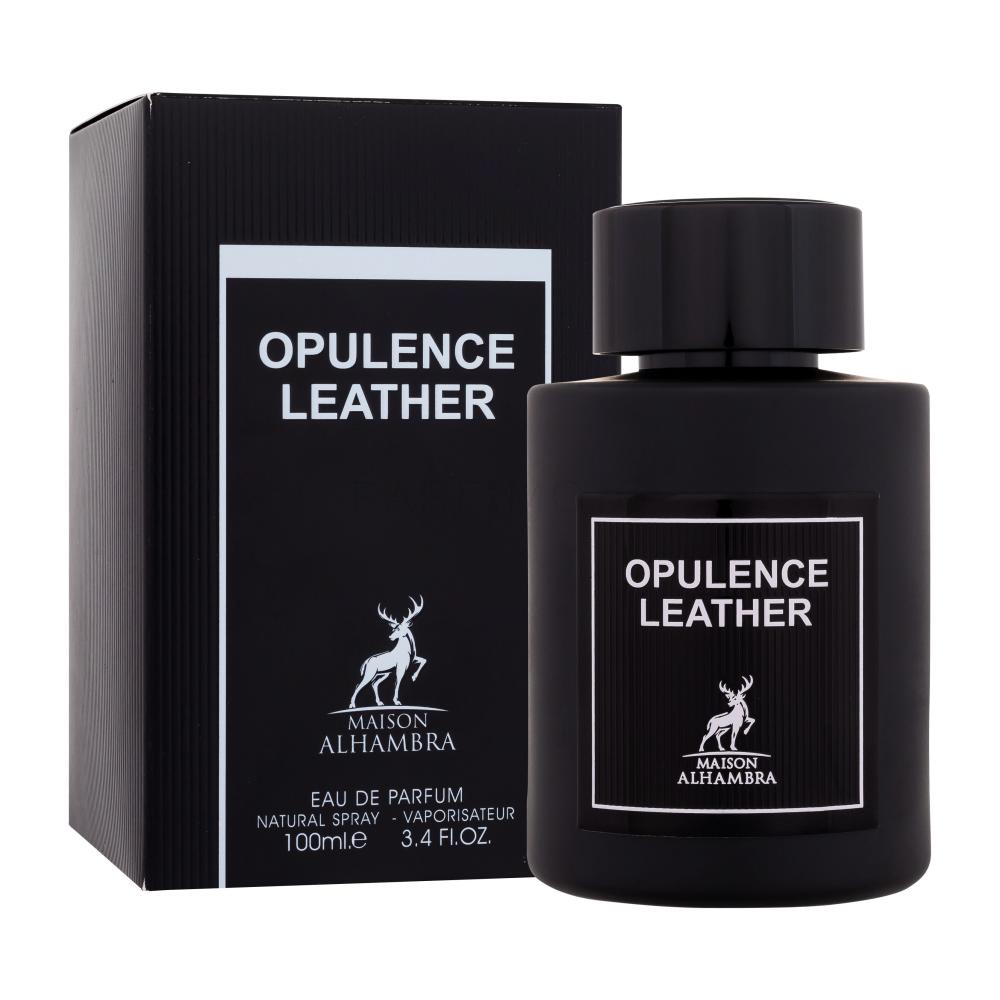 Opulence Leather от Maison Alhambra - мъжки парфюм в елегантна опаковка, 100ml; идеален за подарък.
