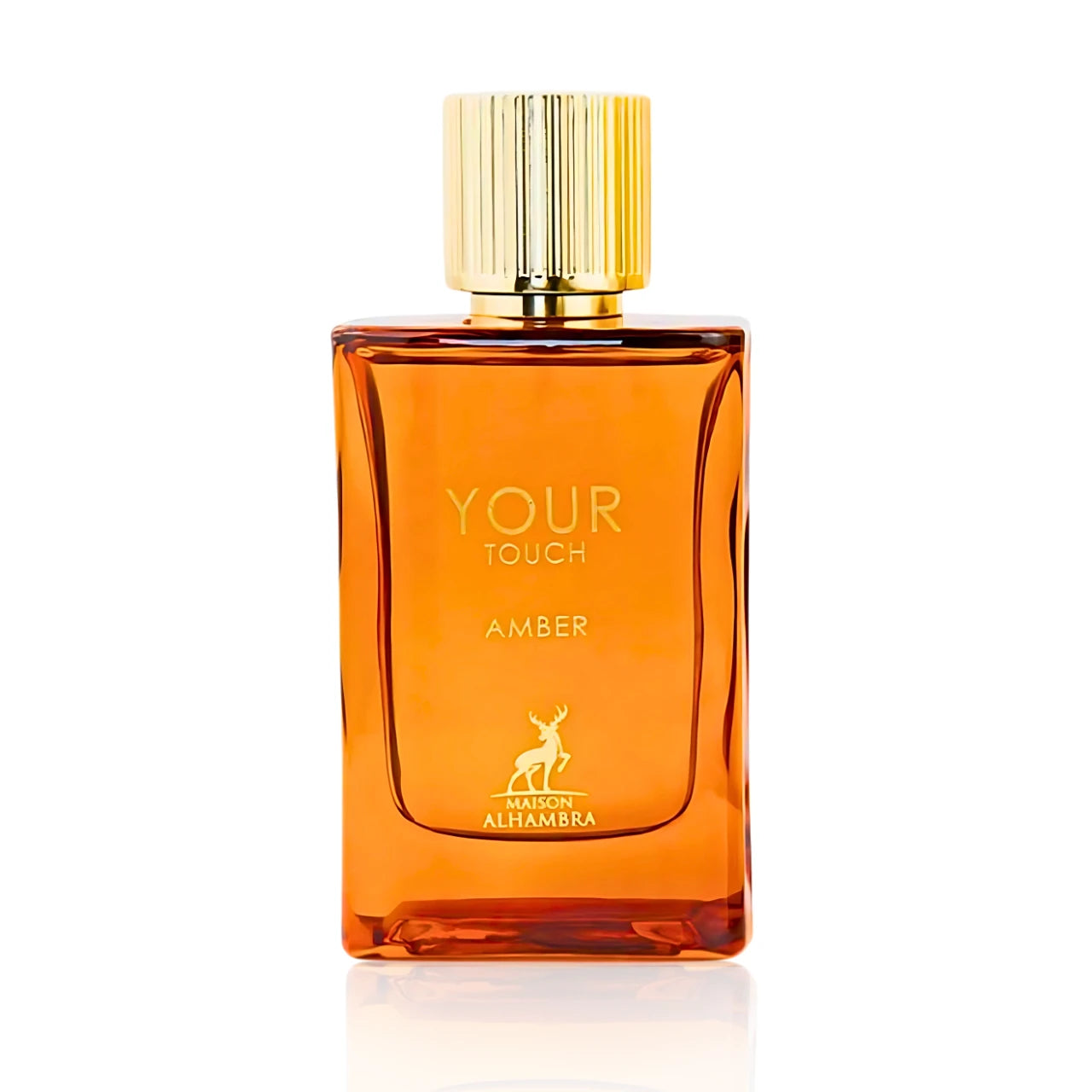 Мъжки арабски парфюм Maison Alhambra Your Touch Amber 100ml EDP с топъл кехлибар, ванилия и подправки.
